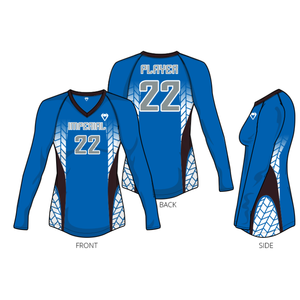 Cheap price Custom volleyball <b>uniforms</b> for girls team club league breathable <b>sexy</b> fit with sublimation printed design - Product Image 1