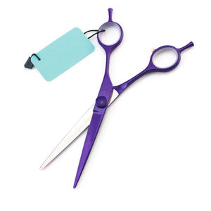 Tijeras de corte de pelo Tijeras de peluquero rectas de acero inoxidable para belleza y peinado profesional - Product Image 6