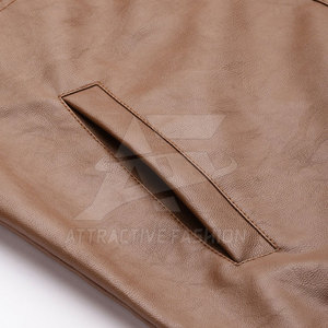 Modern <b>Men</b> <b>Leather</b> <b>Jacket</b> With Durable Comfort Finish For Casual Winter <b>Jacket</b> Streetwear Look - Product Image 4