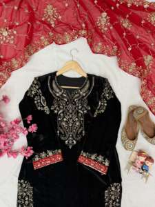 Party Wear Look Beautiful Top And Bottom Avec Dupatta - Product Image 4