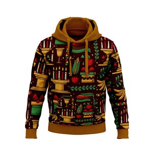 Sudadera con Capucha Amarilla, Color Sólido, Estilo Retro Urbano, Algodón Puro, Bordes Desgastados, Holgada, para Hombre, Otoño-Invierno - Product Image 4