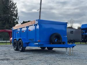 Remolque volquete doble A de alta calidad, la mejor venta, semirremolque agrícola, remolque volquete basculante en stock a la venta - Product Image 2