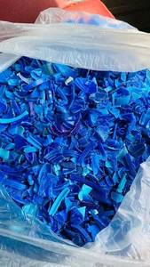 HDPE Natural Blue <b>Drum</b> Regrind Scrap Antistatic Food Grade Flakes - Product Image 2