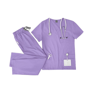 Hommes Médecin Soins Infirmiers Chirurgicaux Clinique À Manches Courtes Multicolore Salon Workwear crubs uniformes setsStand collarshort sleeve - Product Image 1