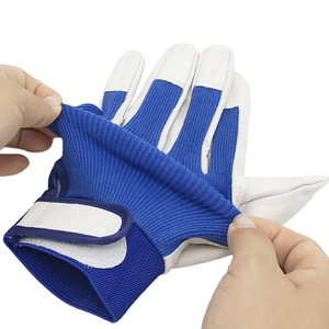 Vente en gros de gants de conduite en cuir de vachette souple avec doublure en coton Gants de travail de protection et de sécurité imperméables Prix promotionnel - Product Image 4