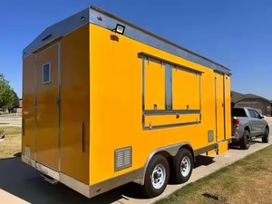Yellow Modern Portable Stainless Steel Kitchen Cart for <b>Car</b> <b>Interior</b> Accessories Restaurant Food Trailer Concession Stall Use - Product Image 3