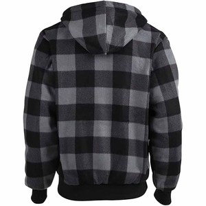 Sweats à capuche et sweat-shirts en coton thermique pour hommes respirant impression personnalisée sweats à capuche à fermeture éclair tendance 2025 - Product Image 4
