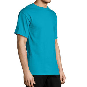 Ropa informal de microfibra de secado rápido, camiseta de Material mixto para hombre, camiseta con logotipo personalizado impreso para hombre, ropa de moda de alta calidad - Product Image 2