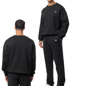 OEM Custom Manufacturer <b>Jogger</b> Sets Sweat Suit Baggy Cotton Sports Tracksuits Sweatpants and Sweatshirt Sets for Men USA - Product Image 1