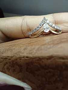 Elegante corte de pera Moissanite diamante anillo 925 Plata compromiso boda joyería OEM ODM fábrica proveedor venta al por mayor exportación - Product Image 2