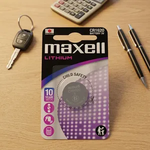 แบตเตอรี่ลิเธียม Cr1620 3V Cr1620 1การ์ดแบตเตอรี่หลัก3V ผลิตในญี่ปุ่น - Product Image 5