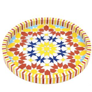 Nouveau luxe nacre incrusté Eid MOP plateau Bakhoor Madkhan Oud boîte perle incrusté Ramadan plateau de service arabe Table décor - Product Image 5