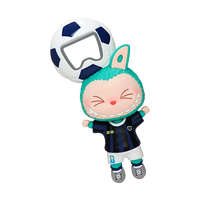 100% Original pour l'ouvre-bouteille aimanté pour réfrigérateur, figurine en PVC, jouets de boîte mystère, cadeau d'anniversaire, football