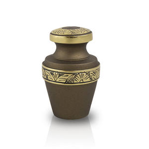 Top Selling Cremation Urns Elegant Design <b>Keepsakes</b> Decorative Banded Infant <b>Ashes</b> Urn <b>for</b> Funeral Services - Product Image 2