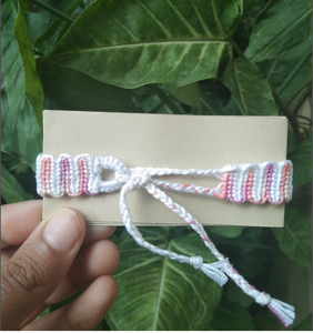 Bracelet d'amitié ondulé de haute qualité à offrir en cadeau d'anniversaire *PERSONNALISABLE* - Product Image 2