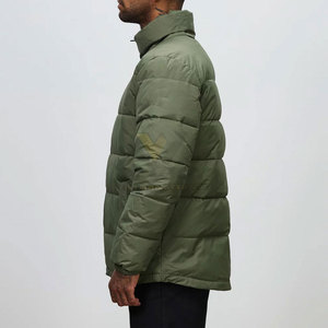 Chaqueta de burbujas acolchada de invierno ligera de alta calidad, último diseño, impermeable, nailon, poliéster, cuello levantado, capucha hecha en Pakistán - Product Image 6