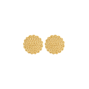 Pendientes Minimalistas Hechos a Mano de Latón para Mujer, Joyería Ligera, Joyería al por Mayor, Pendientes de Botón, Pendientes de Moda para Boda - Product Image 1
