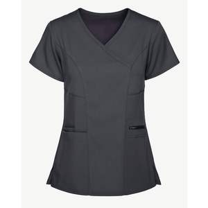 Venta al por mayor, precio a granel, uniforme de mujer con cuello en V, logotipo personalizado, tallas, Hospital Médico, clínica, spa, salón de belleza, conjuntos médicos para mujer - Product Image 5