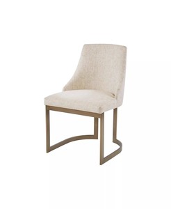 Chaise de salle à manger capitonnée en tissu, design moderne pour la maison, le bureau, l'appartement, la chambre à coucher, meubles faits à la main, écologiques et durables - Product Image 1