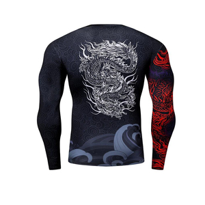 Rashguards Personnalisez Votre Propre Impression BJJ Protection UV Rash Guard No Gi Jiu Jitsu Rashguards MMA Chemises de compression personnalisées - Product Image 6