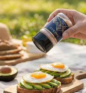 Natural Himalayan Pink Salt Mini Shaker 70g Fine Grain Travel Size Salt <b>Bottle</b> <b>with</b> <b>Flip</b> <b>Top</b> Cap Portable Gourmet Seasoning - Product Image 3