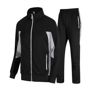 ชุดกีฬามีฮู้ดสีพื้นระบายอากาศได้ดีเป็นมิตรกับสิ่งแวดล้อมชุดวิ่งฟิตเนสชุดออกกำลังกายยิมกีฬาฤดูหนาวขายส่ง - Product Image 2