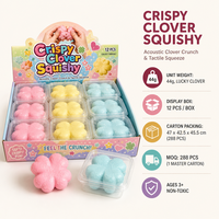 Jouets Squishy Southpeak Trèfle Croustillant, Jouets Sensoriels Anti-Stress à Presser, Vente en Gros, Fabrication OEM WS