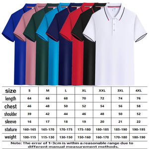 Solapa de moda informal para hombre para Polo, Camiseta de algodón en blanco transpirable con estampado bordado de logotipo personalizado para deportes y golf - Product Image 4