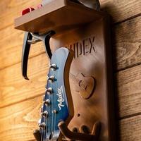 Support de guitare en plastique réglable léger et durable Midex GSA-137 avec fixation murale, fabriqué en Turquie