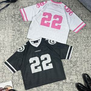 Produttore OEM di <span class=keywords><strong>Abbigliamento</strong></span>, T-shirt da Calcio Oversize Personalizzate in Maglia Jersey, Stampa Ecologica e Traspirante per Uomo, Vendita all'Ingrosso - Product Image 2