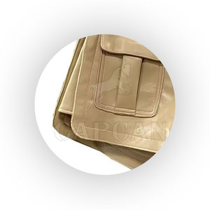 Shorts en cuir pour femmes, taille mi-haute, coupe skinny, avec ceinture et poches cargo, motif personnalisable, imperméable et écologique - Product Image 6