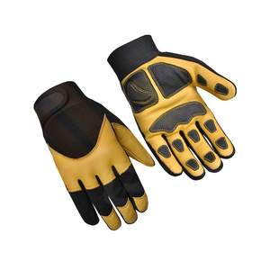 Wholesale Heavy Duty Mechanic <b>Gloves</b> XL Safety <b>Gloves</b> Customizable Protection Reinforced Leather Palm <b>Anti</b> <b>Cut</b> Working <b>Gloves</b> - Product Image 4