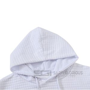 2025 nouveau design pull de haute qualité 100% coton personnalisé hommes sweats à capuche solide motif Streetwear mode pour l'automne - Product Image 4
