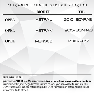 Couvercle d'essuie-glace avant pour Opel Astra J, Astra K, Meriva B - Product Image 2