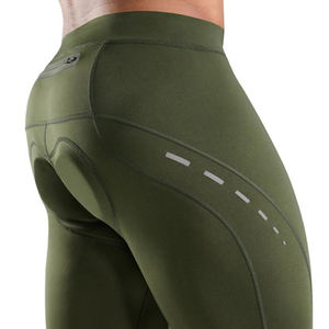 Venta al por mayor de pantalones cortos deportivos transpirables pantalones cortos de bicicleta con función de secado rápido almohadilla sólida de talla grande ciclismo babero corto - Product Image 6