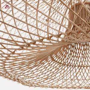 Lustre de plafond en rotin abat-jour bohème moderne luminaire suspendu en rotin chez l'habitant restaurant lumière en rotin tissé - Product Image 4