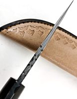 Couteau de survie et de chasse industriel à lame fixe pleine longueur, fait main à Damas, manche en bois, pour bushcraft et camping, OEM de haute qualité