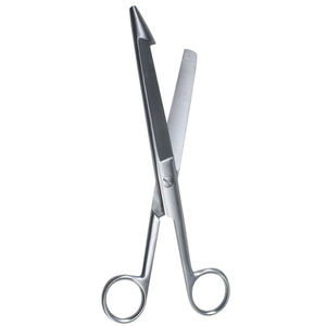 DAMMSCHERE 21cm Tijeras intestinales manuales Enterotomía Tijeras intestinales con punta de gancho recto CE ISO Aprobado por Surgiright - Product Image 1