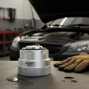 Entonnoir de remplissage d'huile moteur Hazet Auto Connectors avec adaptateur de remplissage d'huile pratique - Product Image 3