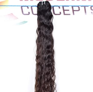 100% extensions de cheveux Remy Temple indien non transformés paquets de couleur noire naturelle vierge crue longs cheveux humains bouclés - Product Image 4