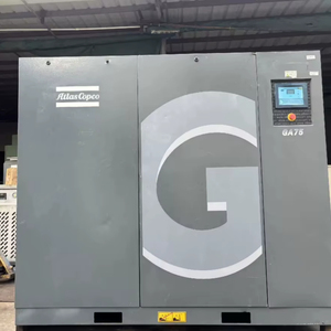 Compresor de aire eléctrico de tornillo de <span class=keywords><strong>segunda</strong></span> <span class=keywords><strong>mano</strong></span> GA75 GA55 GA110 portátil 75kw, núcleo de cojinete de bomba refrigerado por aire para <span class=keywords><strong>Atlas</strong></span> <span class=keywords><strong>Copco</strong></span> 8bar - Product Image 1