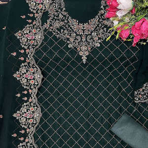 Salwar MASOORI de Alta Calidad en Algodón y Seda, Lavable, Colores Personalizados, Servicio OEM, Estilo Indio-Pakistaní para Mujer, para Todas las Temporadas - Product Image 4