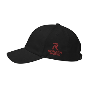 หมวกเบสบอลสีดำ Rohzen Sports แบบ 6 แผง ผ้าแคนวาส ปรับขนาดได้ เหมาะสำหรับทุกฤดูกาล ใช้ได้ทั้งชายและหญิง สไตล์ลำลอง พร้อมดีไซน์แผงด้านหน้า - Product Image 4