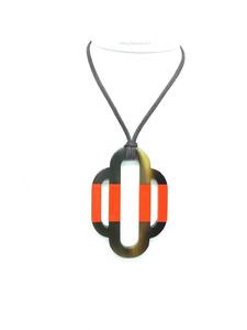 Collar con Colgante de Cuerno de Búfalo, Joyería Tribal Natural y Sostenible para Mujer, Alta Calidad - Product Image 2