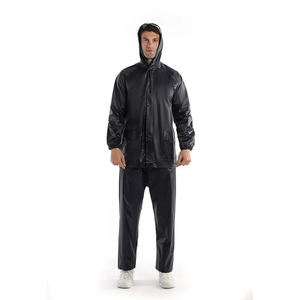 High Street Style sécurité à capuche rayures réfléchissantes imperméable combinaison de pluie imperméable pour la randonnée printemps saison Logo imperméable - Product Image 6