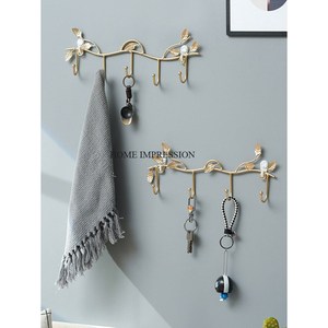 Aluminum Wall <b>Hook</b> with Flower Pattern in Multi Color Modern Design Eco-Friendly for Kitchen <b>Bathroom</b> Tool Storage - Product Image 5