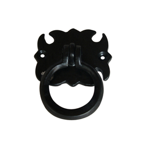 Nouvelle conception poignées de porte décoration à la main haute exigence noir couleur fer heurtoir fabrication à bas prix - Product Image 1