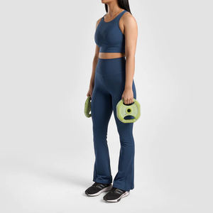 Soutien-gorge de sport pour femme, logo personnalisé, nouveau, simple, uni, yoga, gym, bretelles croisées, séchage rapide, respirant, sans couture, fitness, athlétique - Product Image 6