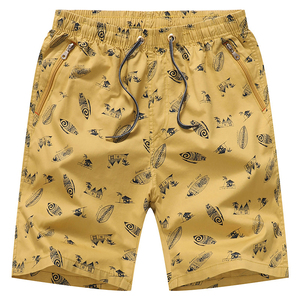 Pantalones cortos holgados de secado rápido y transpirables de poliéster 100% estilo de calle sólida de playa de verano para hombre informales personalizados al por mayor - Product Image 3