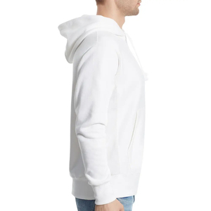 Vente en gros de sweats à capuche de haute qualité à séchage rapide nouveaux vêtements de rue sweats à capuche épais en polaire épaules tombantes nouveaux sweats à capuche unis vierges personnalisés pour hommes - Product Image 3